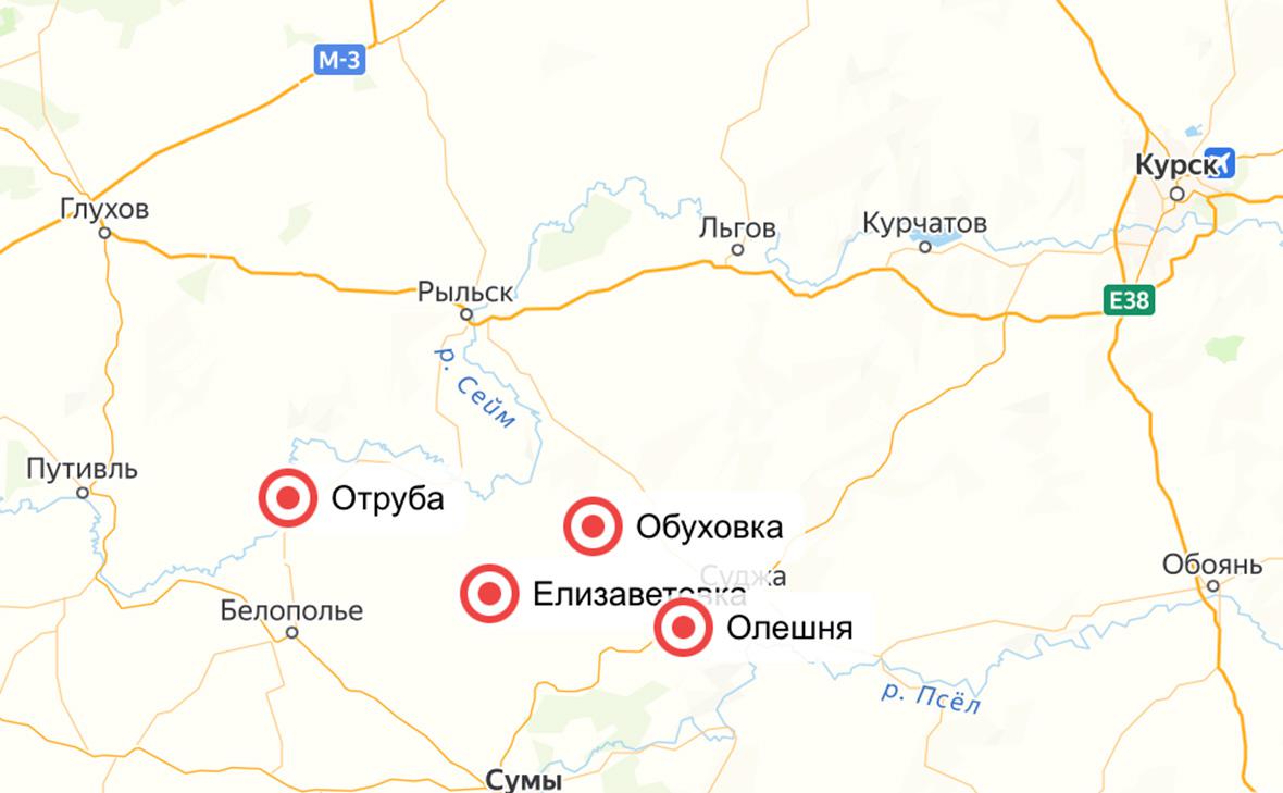 Старовойт сообщил об обстреле четырех населенных пунктов Курской области