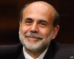 Б.Бернанке: Рост экономики США ускорится в 2008г. 