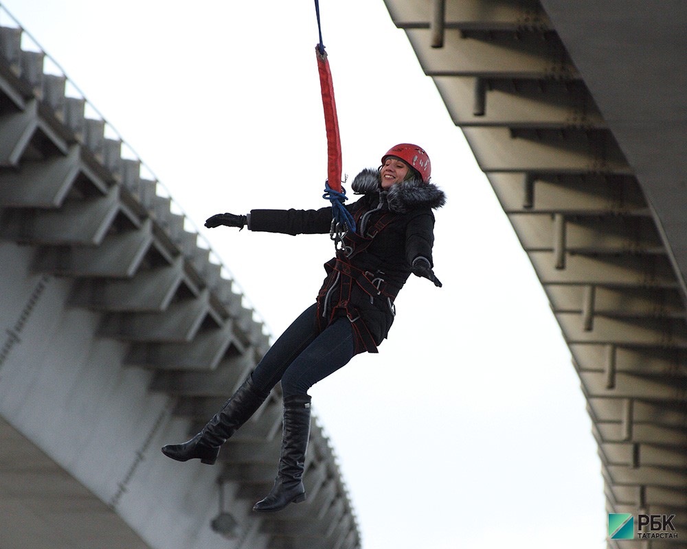 Rope Jumping на мосту Миллениум