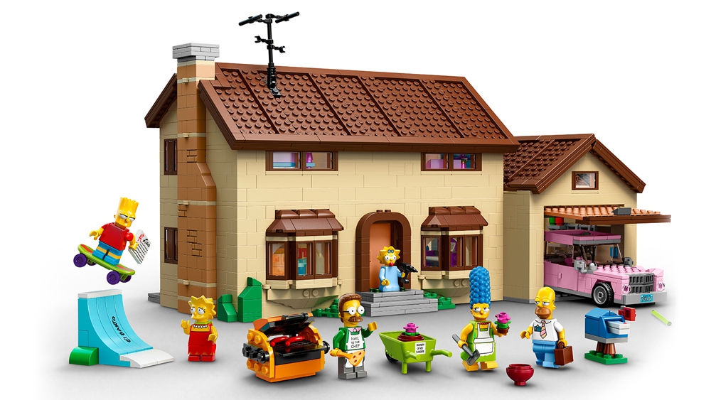 Две легенды в одной упаковке: Lego создала дом Симпсонов