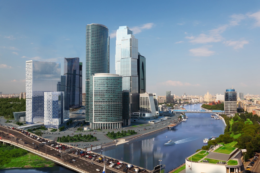 В "Москве-Сити" построят небоскребы с фасадами из натурального камня