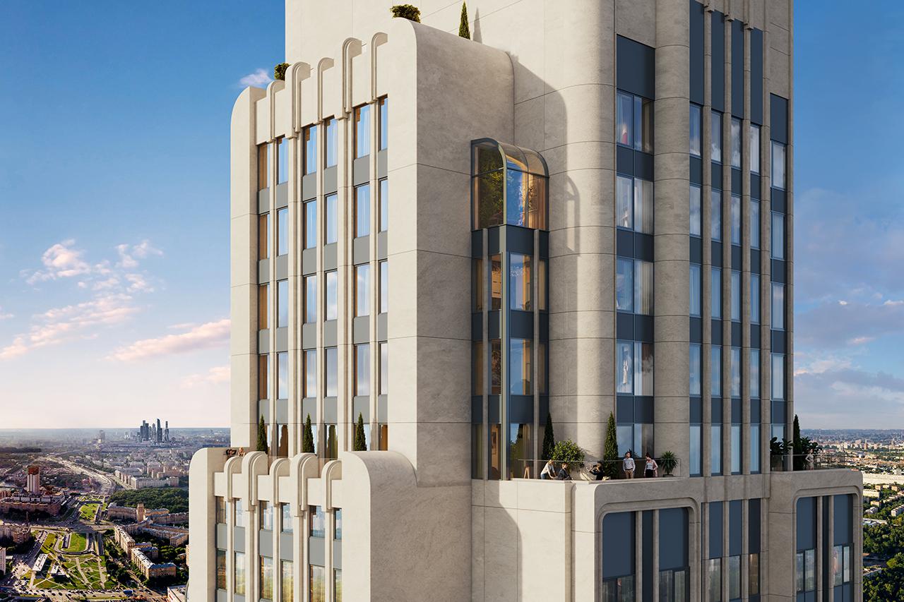 Фасады Five Towers