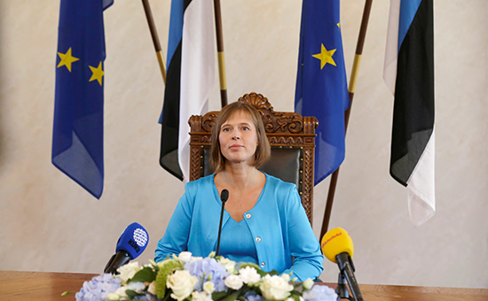 Избранная президентом Эстонии Керсти Кальюлайд
