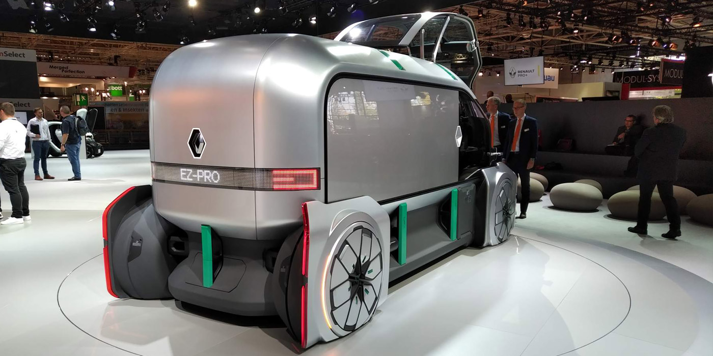 Renault выведет на улицы беспилотные фургоны-курьеры