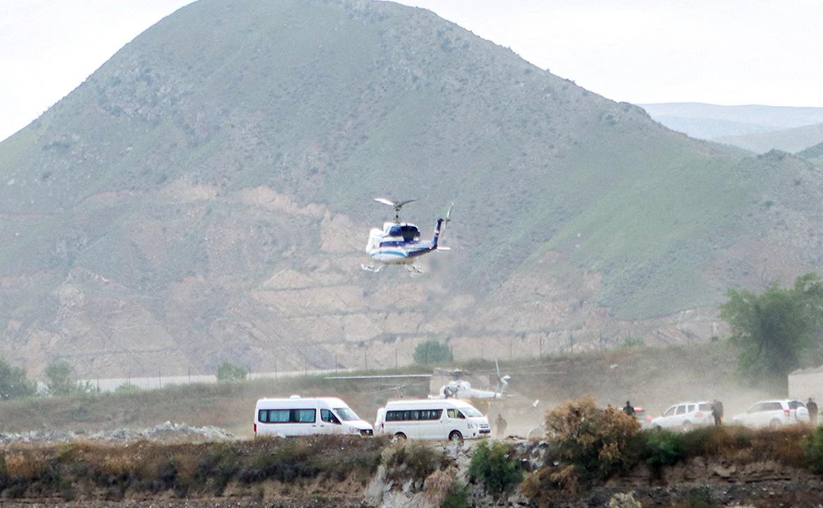 Вертолет с президентом Ирана Эбрахимом Раиси
