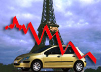 Продажи автомобилей упали и во Франции