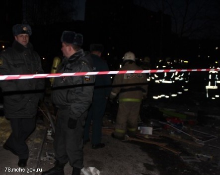 Взрыв в жилом доме Петербурга