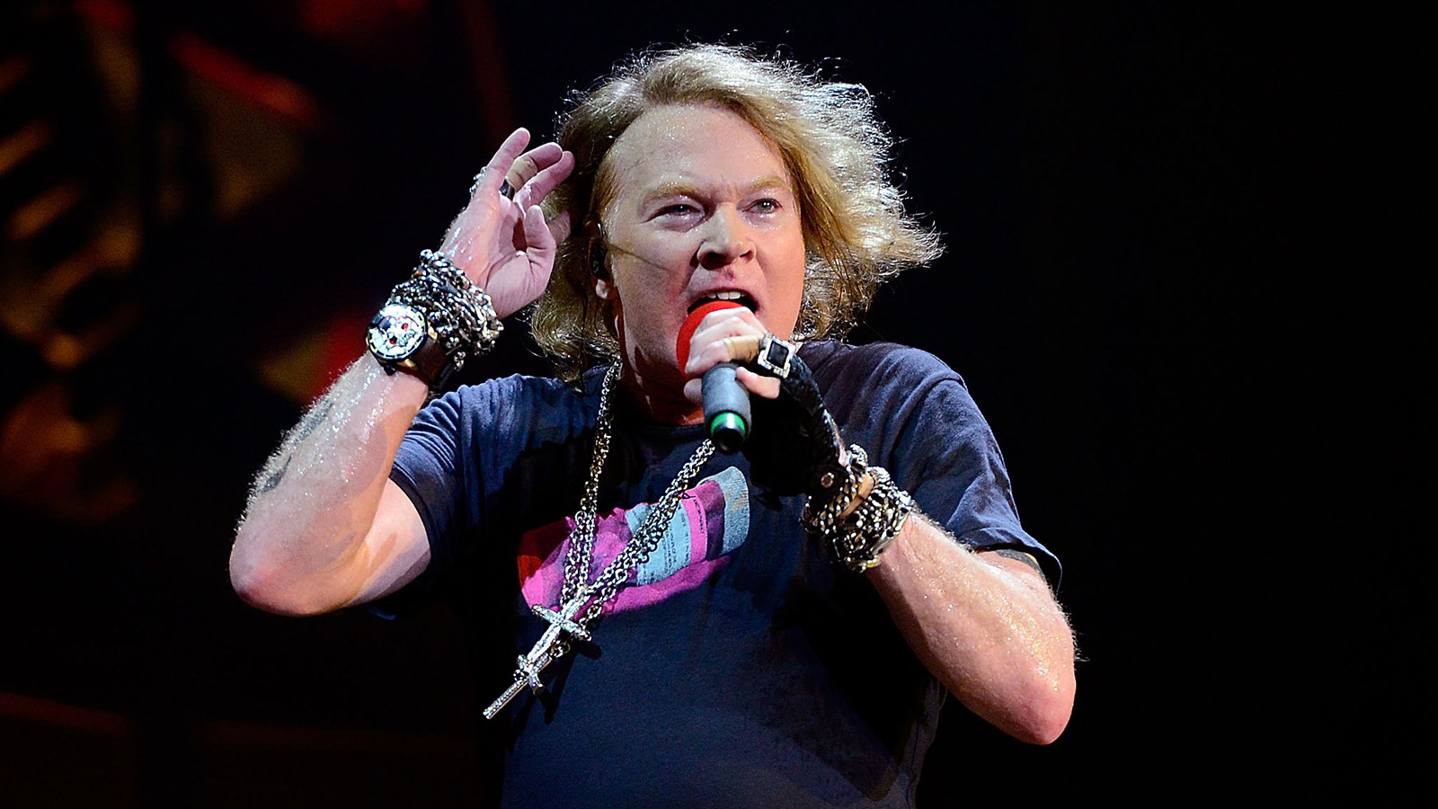 <p>На фото: фронтмен&nbsp;рок-группы Guns N&rsquo;Roses Эксл Роуз</p>