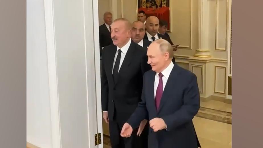 Путин и Алиев начали переговоры в Душанбе