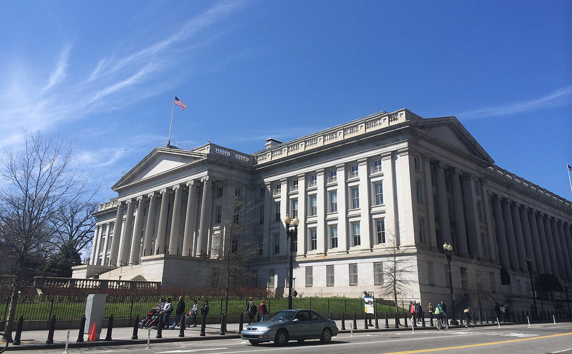 Министерство финансов США в Вашингтоне