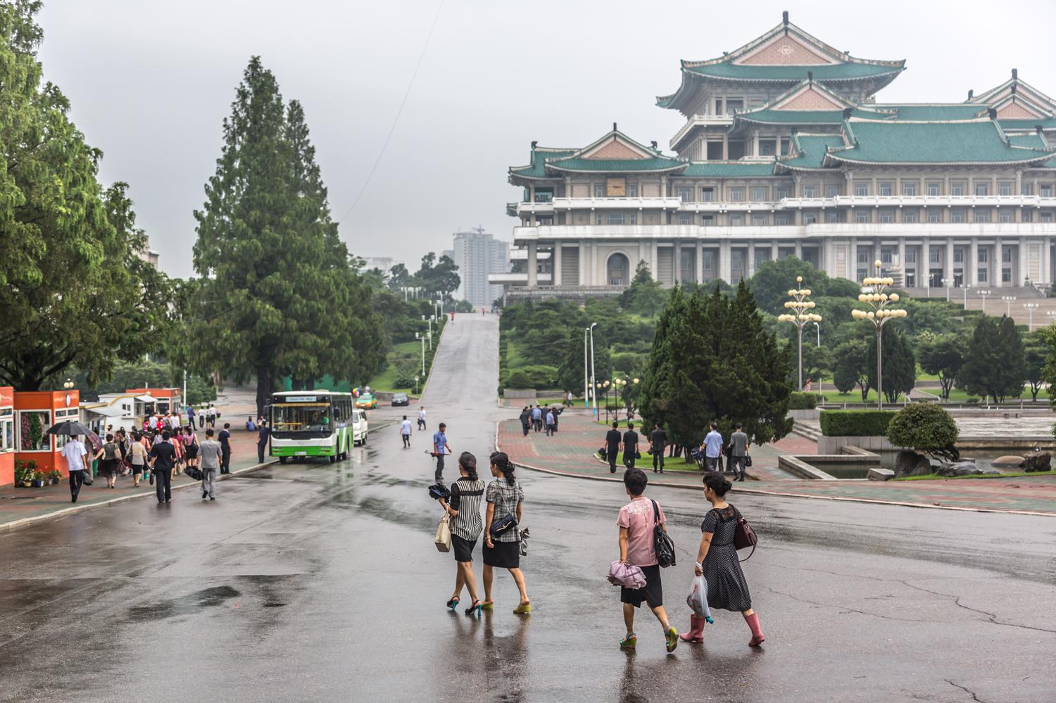 В центре Пхеньяна