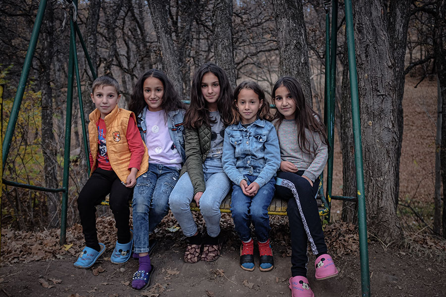 Дети карабахских беженцев