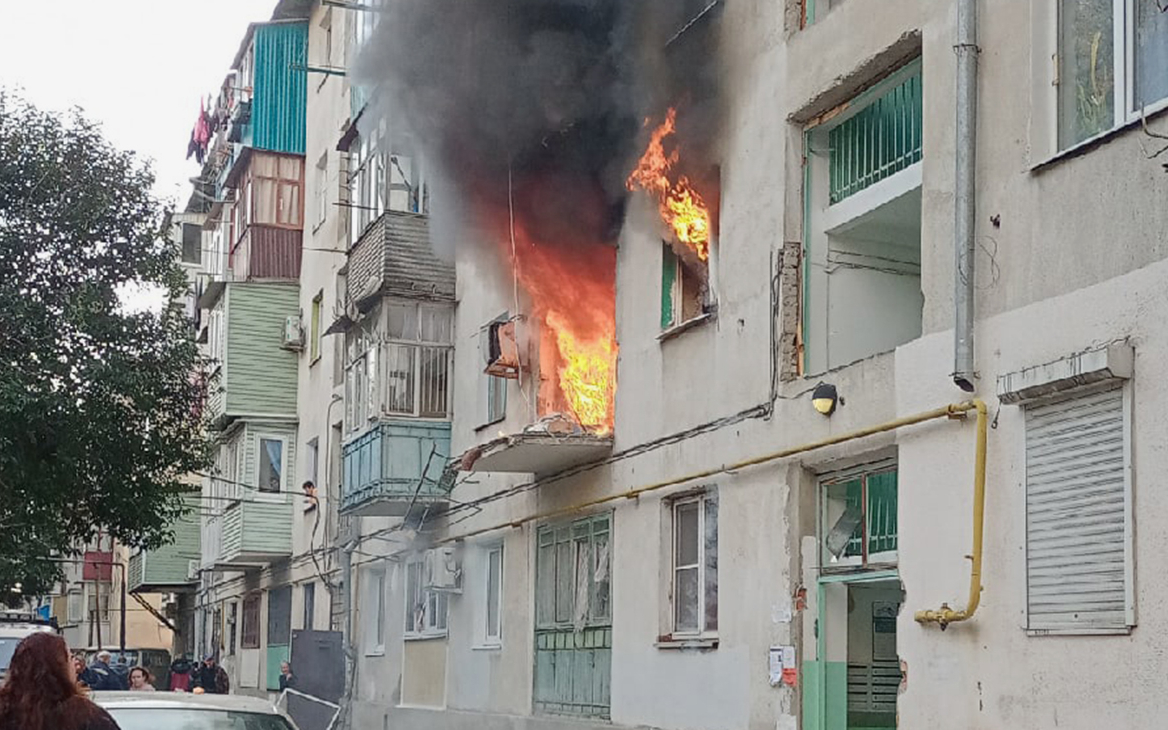 В жилом доме в Туапсе произошел взрыв газа