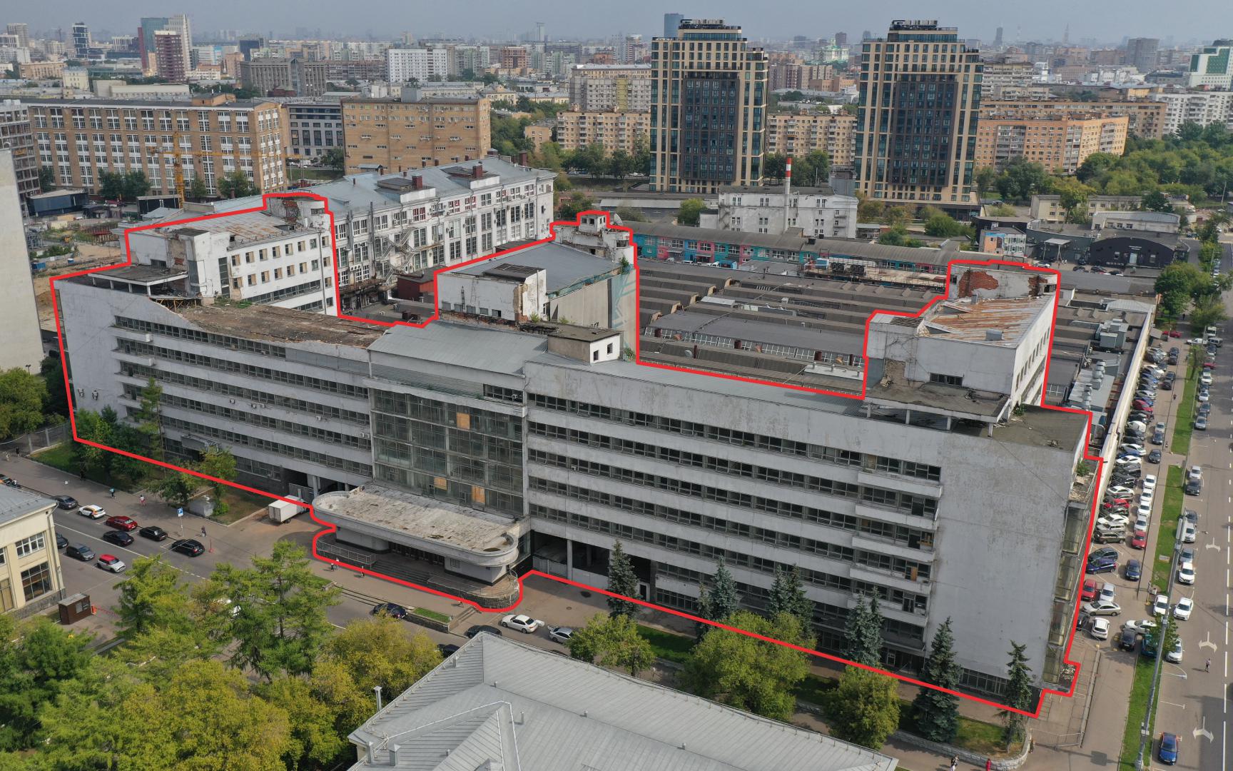 Здание комбината газеты &laquo;Правда&raquo; в Москве