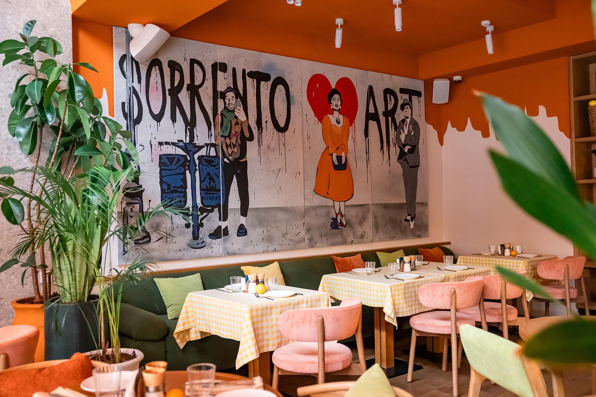 Интерьер ресторана «Сорренто»