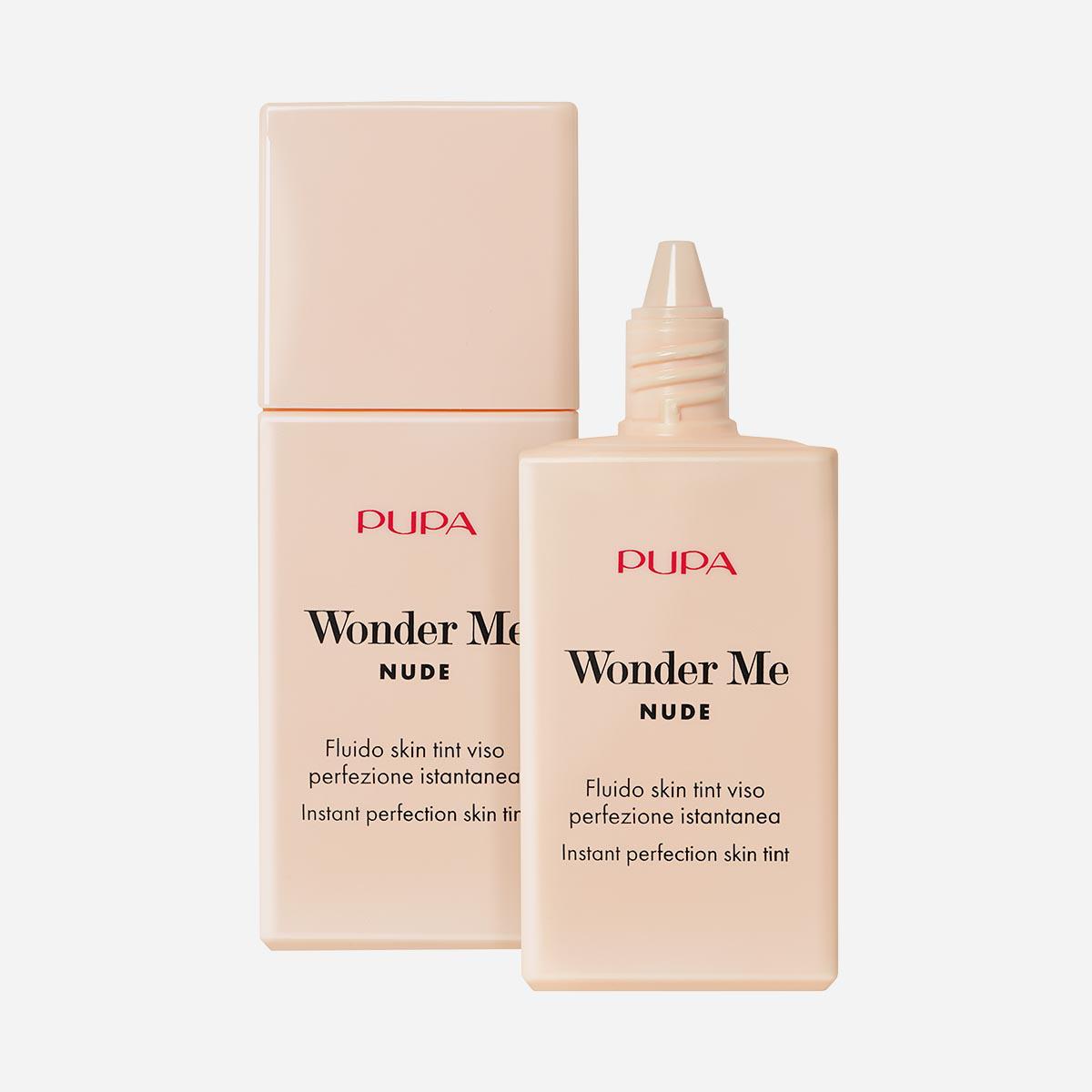 Увлажняющий тональный флюид для лица с полуматовым финишем Wonder Me Nude Skin-Tint, Pupa Milano, 2175 руб. (&laquo;Рив Гош&raquo;)