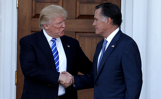 Дональд Трамп и и Митт Ромни


