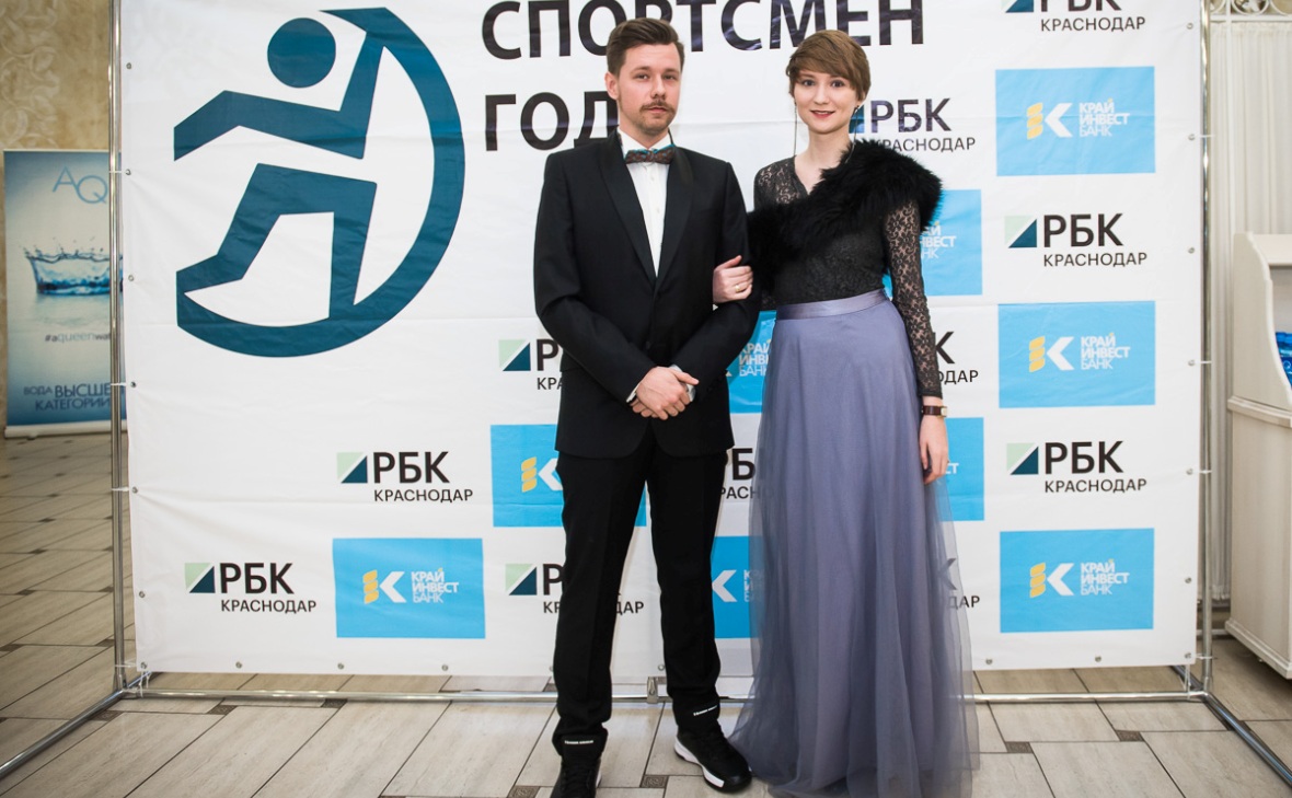 Директор по маркетингу ПБК &laquo;Локомотив-Кубань&raquo; Денис Лагутин с супругой