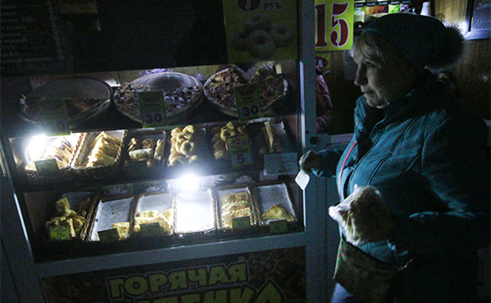 Торговые киоски в одном из подземных переходов в селе Строгановка Симферопольского района