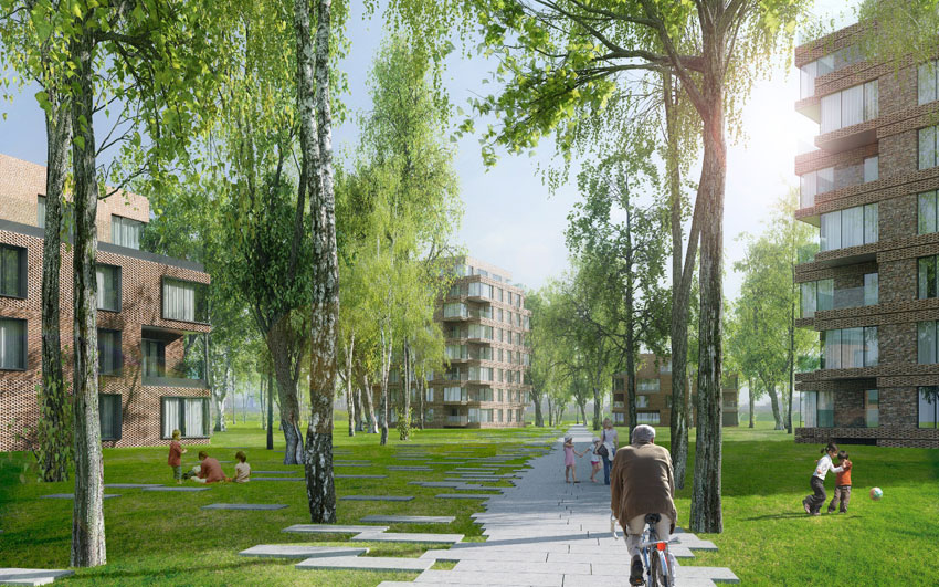 ОПИН построит новый жилой комплекс "Парк Рублево" в Подмосковье