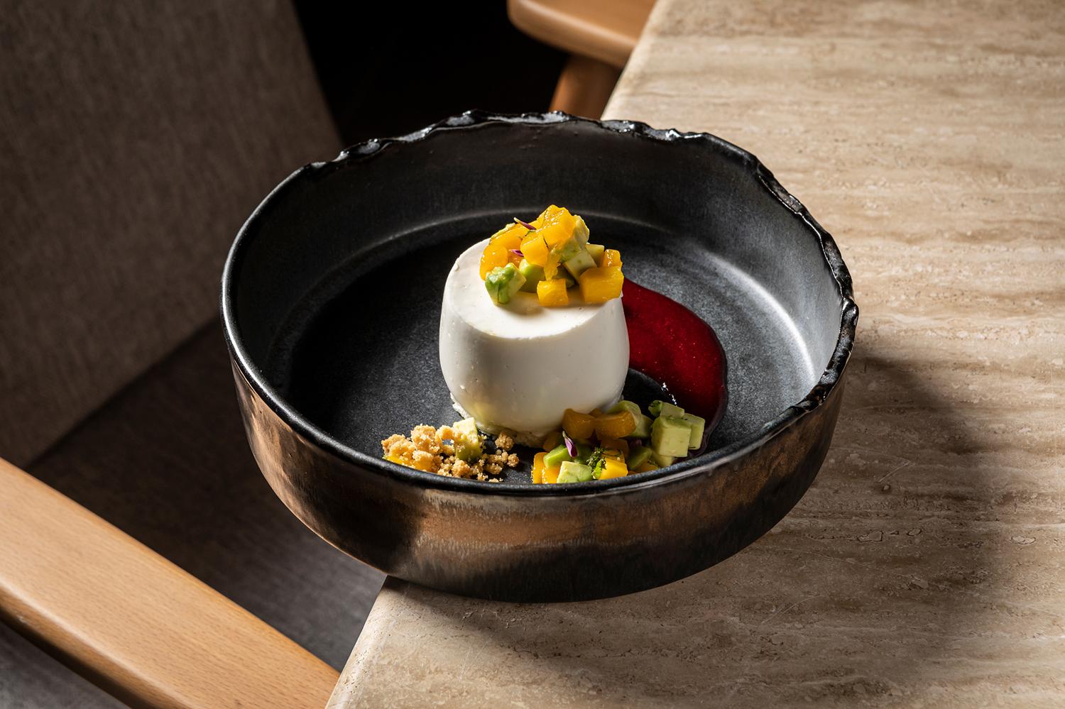 Панна-котта c лемонграссом в Kitana Asia Grill