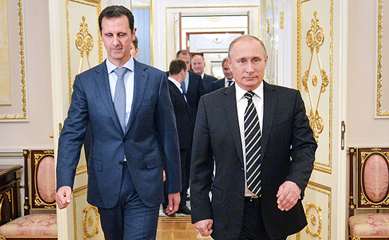 Президент России Владимир Путин и&nbsp;президент Сирии Башар Асад