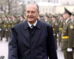 В.Путин и Ж.Ширак открыли памятник генералу де Голлю