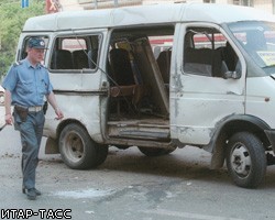 В Дагестане милиционер выехал на встречку и протаранил маршрутку