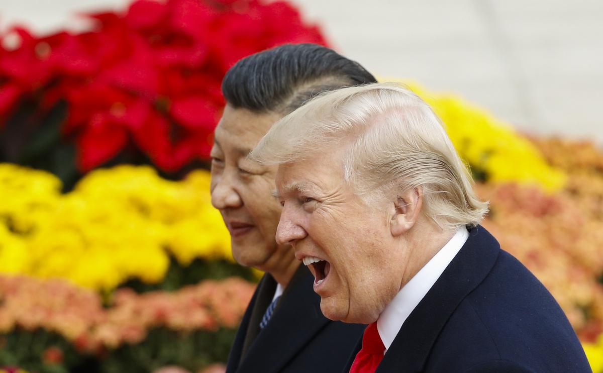 Си Цзиньпин и Дональд Трамп