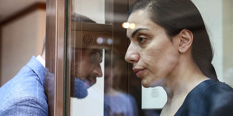 Карина Цуркан впервые после задержания появилась перед журналистами