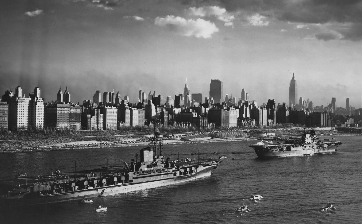 Манхэттен в Нью-Йорке, 27 октября 1945 года