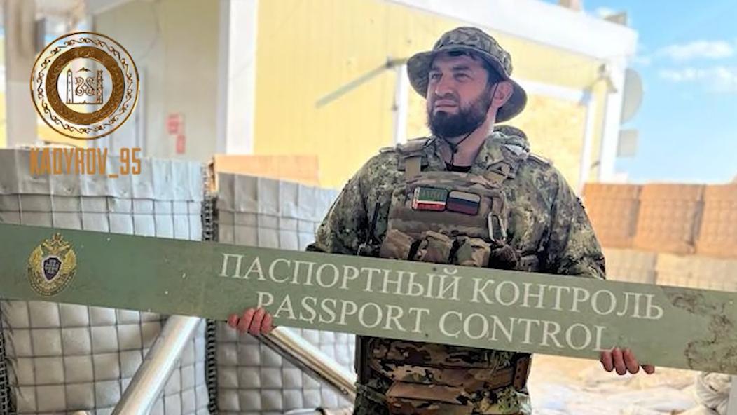 Кадыров показал видео с бойцами «Ахмата» на атакованном диверсантами КПП