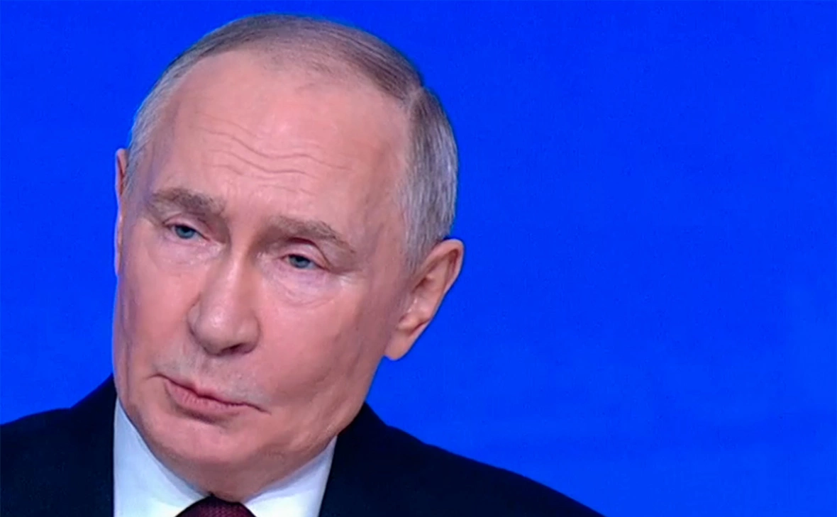 Трансляция прямой линии президента России Владимира Путина