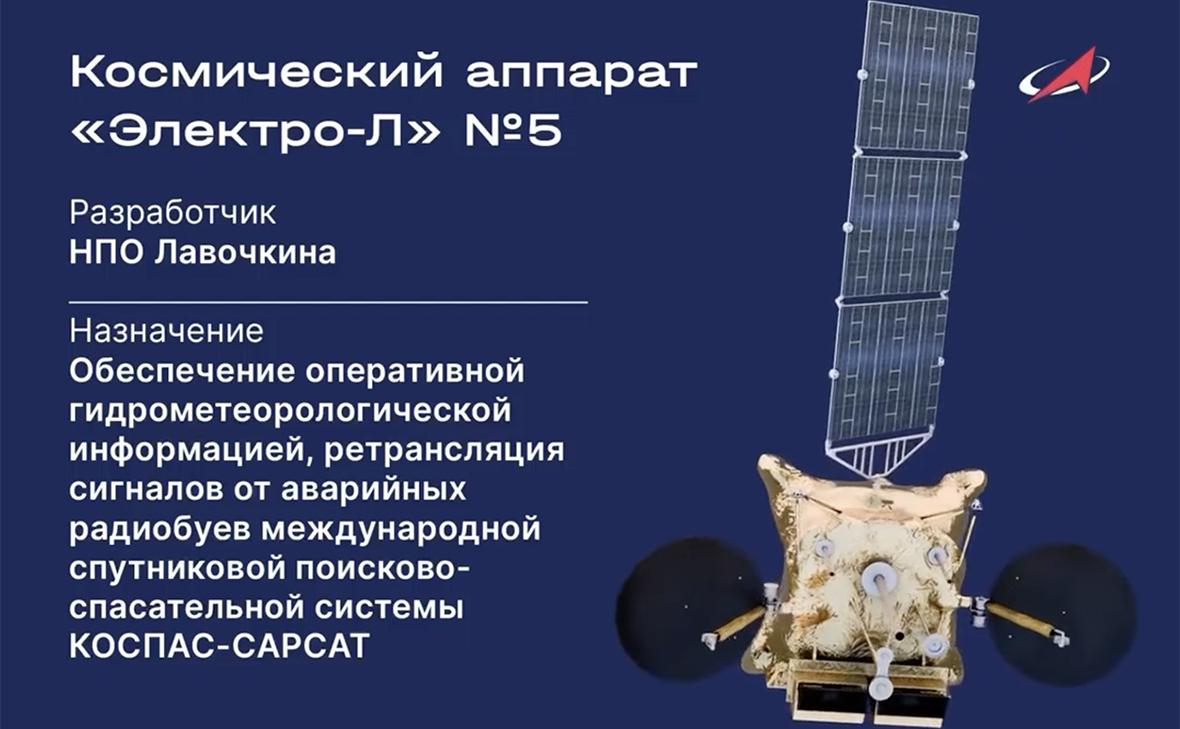 Спутник «Электро-Л» №5 пополнил орбитальную группировку метеоспутников