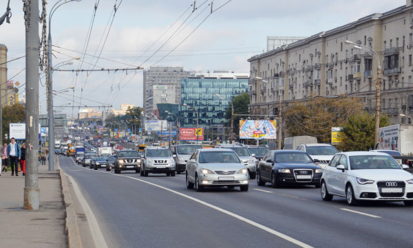 На Ленинградском шоссе появилась выделенная полоса 