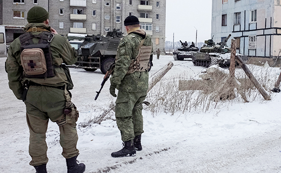 Украинские танки в Авдеевке


