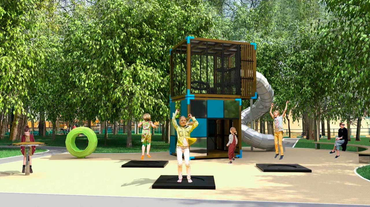В детском парке &laquo;Фили&raquo; планируется обустройство новых детских и спортивных площадок