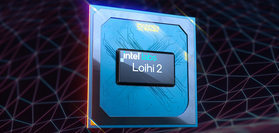 Внешний вид процессора Intel Loihi 2