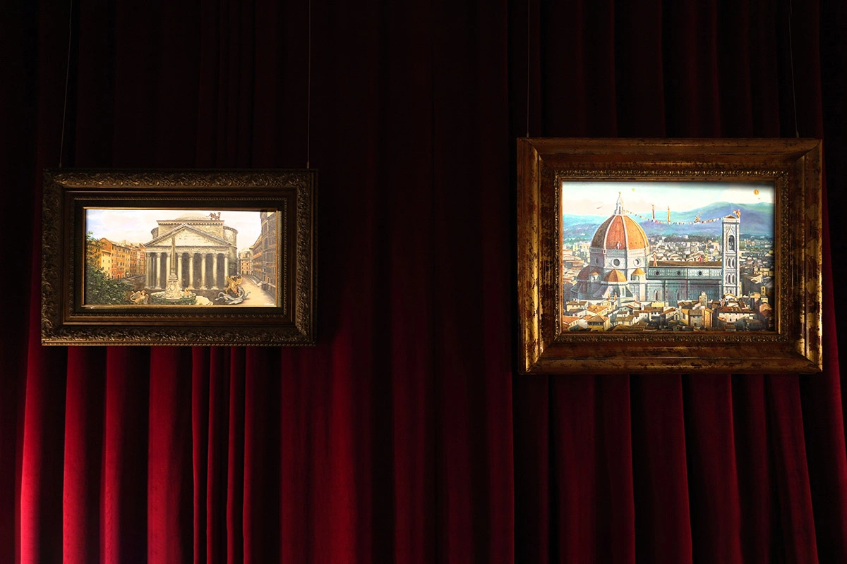 Выставка художника Никаса Сафронова в Индии