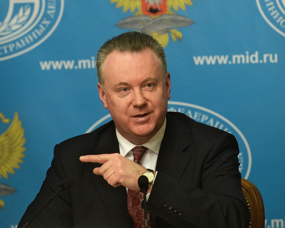 Александр Лукашевич, официальный представитель МИД России