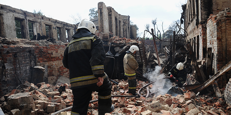 МВД нашло пытавшихся купить сгоревшие дома в Ростове-на-Дону риелторов