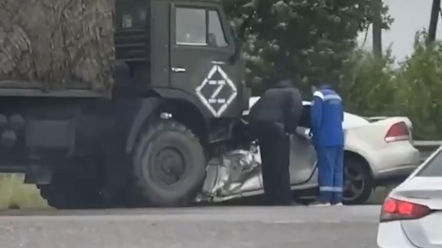 Грузовик с буквой Z попал в смертельное ДТП в Московской области