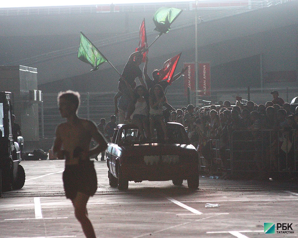 Автобитва на Казань-Арене.