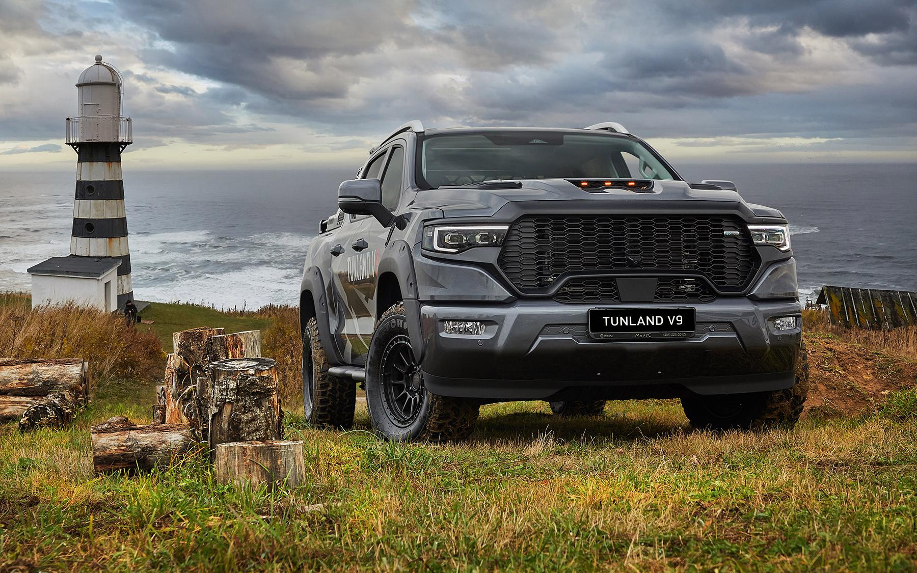 Внешне Foton Tunland V9 &laquo;косплеит&raquo; американский RAM 1500.
