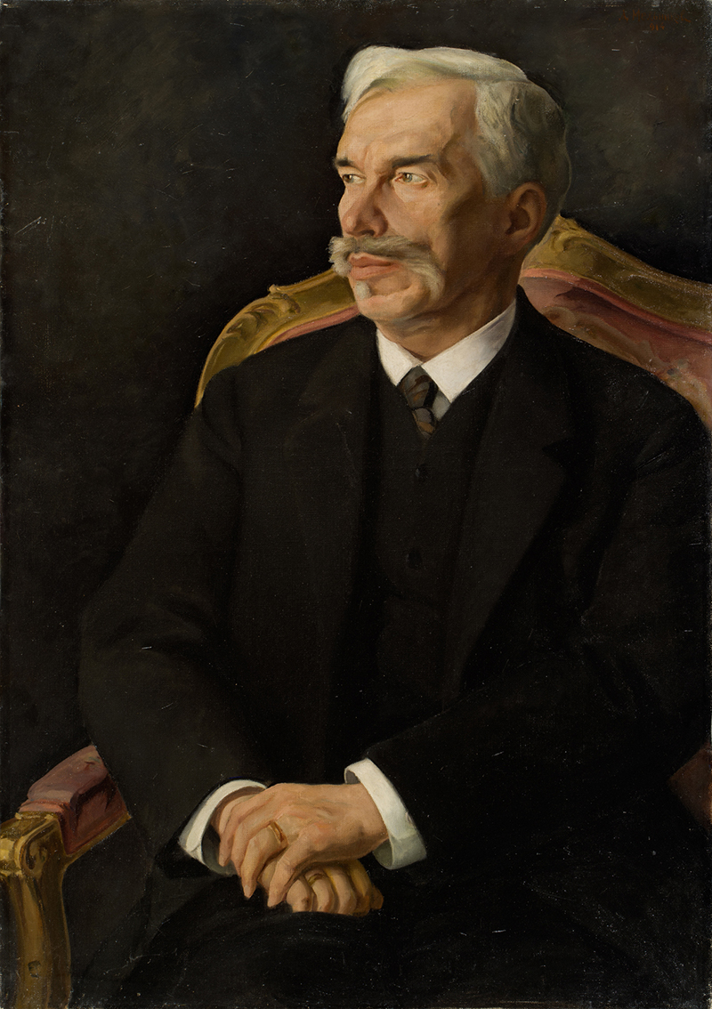 Дмитрий Мельников. Портрет Сергея Ивановича Щукина, 1915