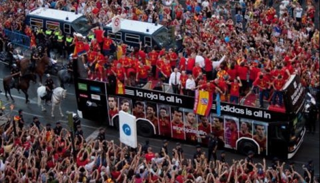 Как встречали героев Евро-2012