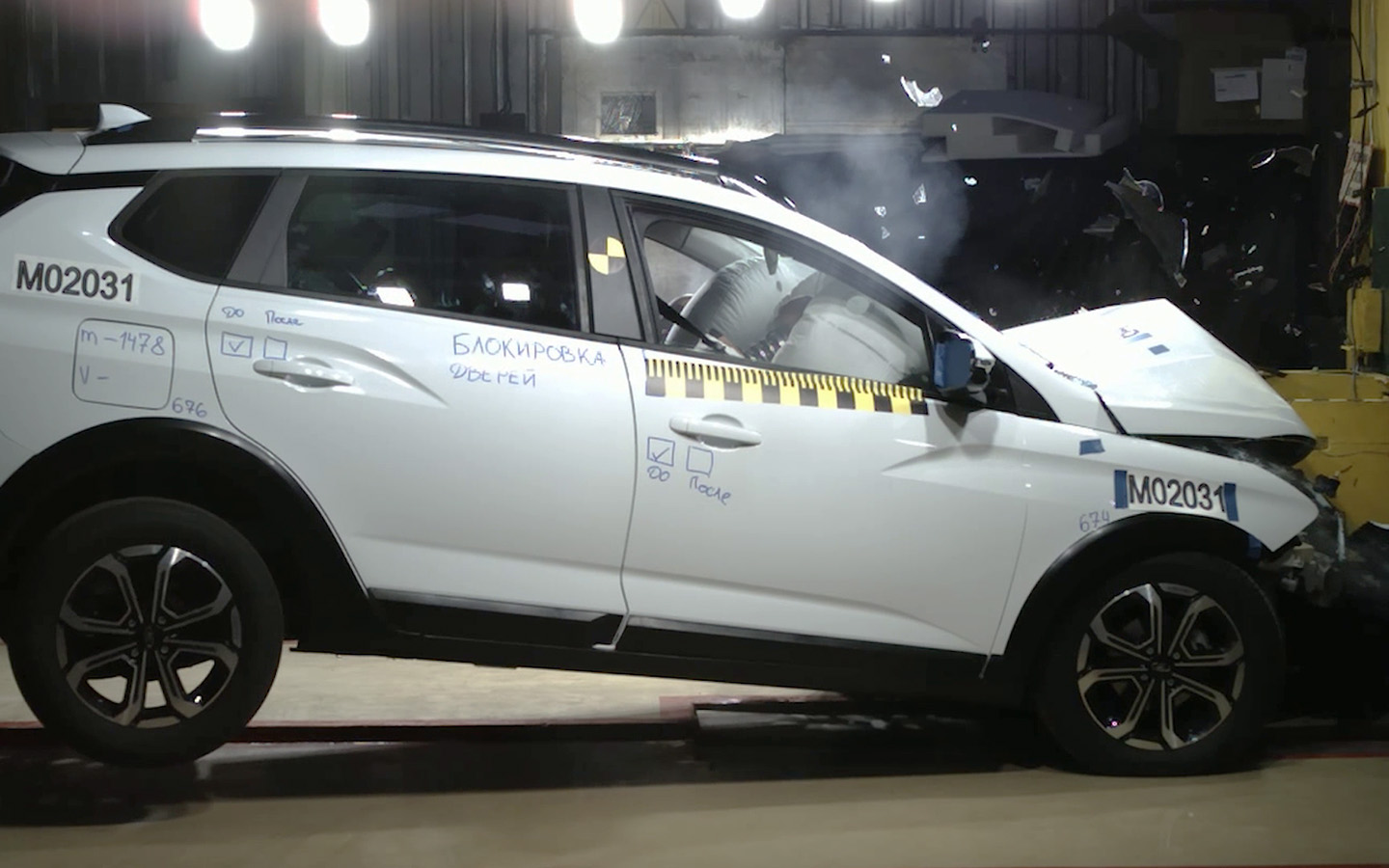Краш-тест Lada Iskra SW Cross