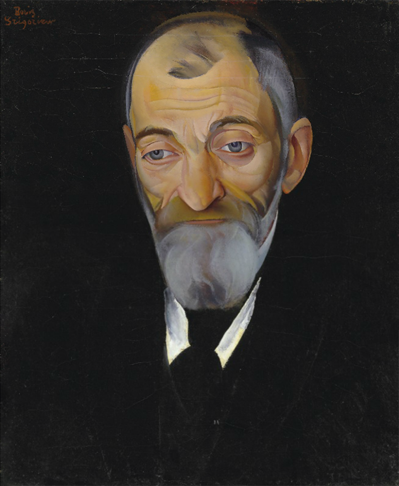 Борис Григорьев. &laquo;Портрет Льва Шестова&raquo;, 1922 г.

