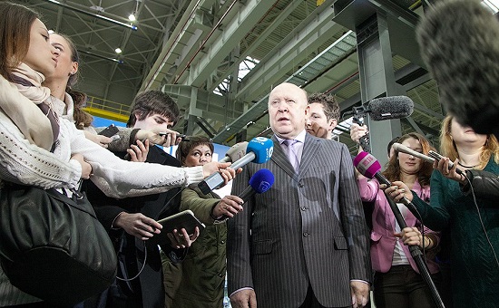 Валерий Шанцев с прессой