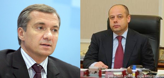 Министр финансов Александр Шлапак и министр топлива и энергетики Юрий Продан